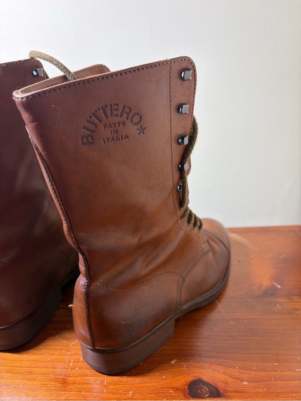 Rare BUTTERO Italian Made Leather Women’s Boots.  Nice Boots. Eu 37.    Us 7 - Picture 9 of 13